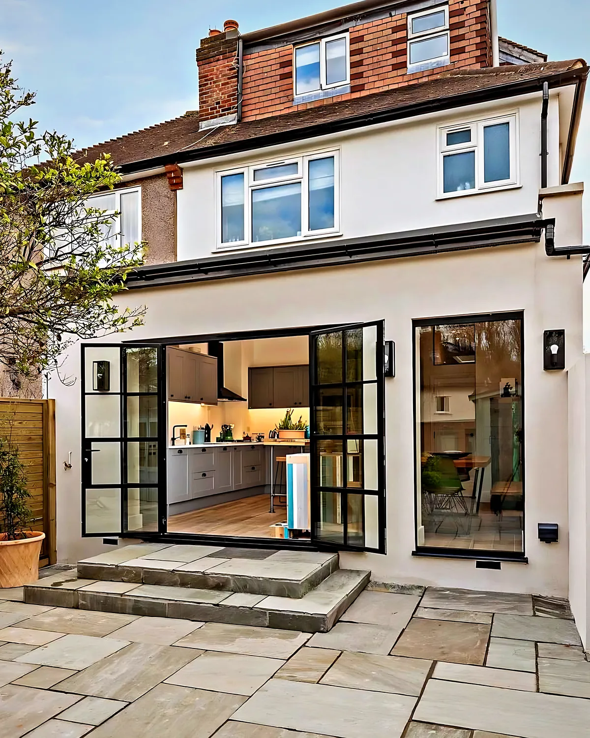 Rear extension after renovation