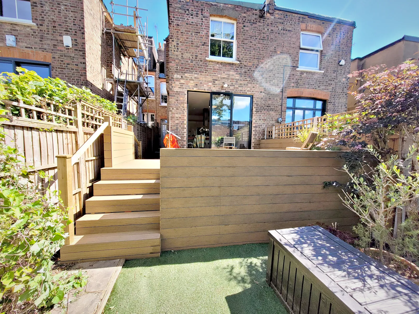 Multi-Level Garden Decking, Finchley