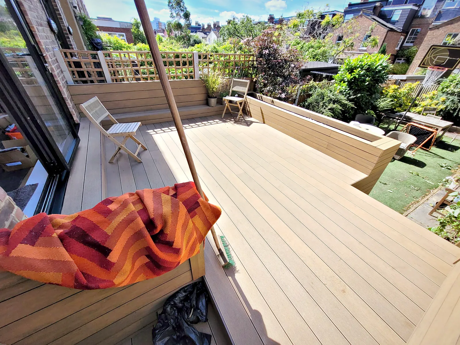 Multi-Level Garden Decking, Finchley — photo 3